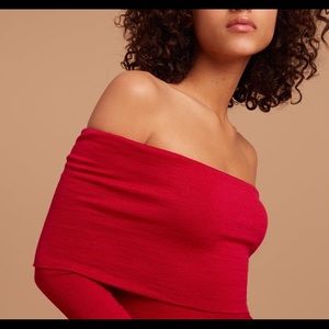 Wilfred free off shoulder dress